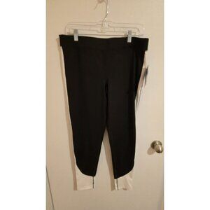 NordicTrack Leggings Tight Womens Large Black Pull On Stretch Activewear Running